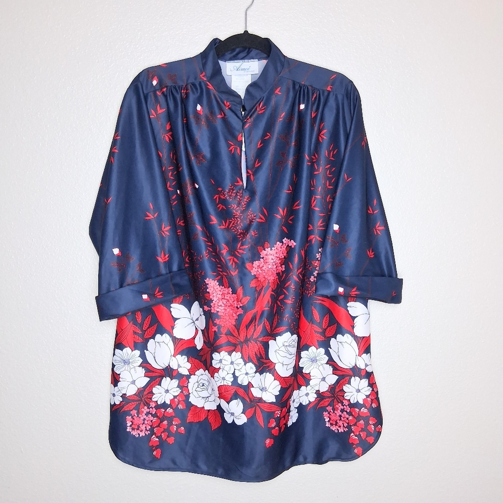 Aimee Of California Womens Vintage Asian Inspired Top Size 22-W